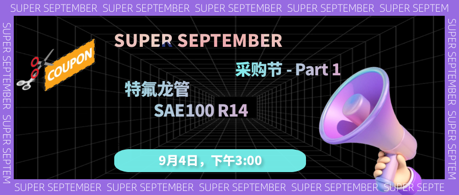 2024 Super September Part 1 - SAE100 R14 PTFE Hose