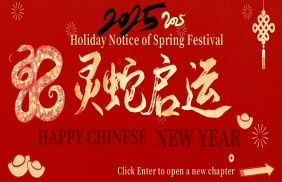 New Year View My 2025 Spring Festival holiday notice