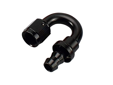 Push On 180° Hose End