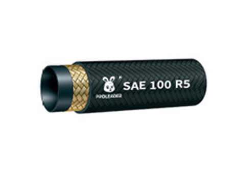 SAE 100 R5-C Wire Braided Hose With Textile Covered