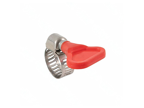 Stainless Steel Hose Clamp with Plastic Handle