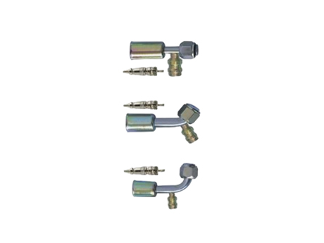 Full Iron Joint with Iron Jacket  R12 High & Low Pressure Value