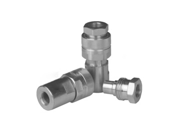 VVS Steel Thread Locked Type Chrome Plating Hydraulic Quick Coupling